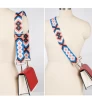 Custom Multi Colors Ribbon Adjustable Bag Belt Strap Widened Decompression Long Shoulder Crossbody Strap for Bag