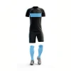 Custom new design kids football jersey cheap soccer uniforms children sports wear