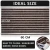 Import custom personalized outdoor entrance front door mats for home entrance steel door mats outdoor from China