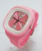 Custom Print Jelly Silicon Watch Rubber Sport Watch Rubber Watch Square,Birthday Gift For Girls Boys