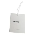 Custom Printed Logo Garment Tags Paper  Labels  Hang Tags For Clothing