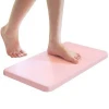 custom size eco-friendly diatomaceous earth bath mat waterproof non slip diatomite bath mat