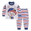 Custom Spring Toddler Boy Girl Clothes Cotton Wear Baby Kids Clothing Sets