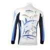 Custom Sublimated Design Dry Fit Fabric Cheap Price Fishing Jerseys
