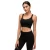 Import Custom Wholesale Active Wear Sports Bras  Strappy Padded Workout Yoga Tops Bra for Women from China
