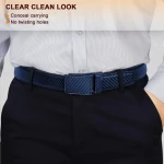 Customization Luxury Man Belts Business Genuine Leather Belts Classics Automatic Black Buckle Men Belt