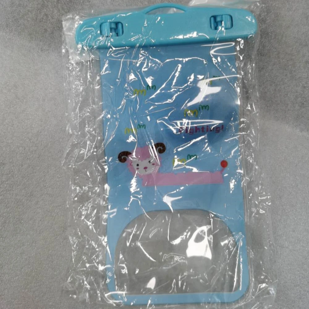 Customized cartoon airbag waterproof bag large mobile phone cover swimming floating PVC thickened inflatable models