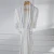 Customized Double Layer Microfiber Plush Hotel Luxury Kimono With 100% Egyptian Cotton Bathrobe