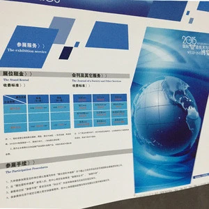 Customized full colour card board flyer printing