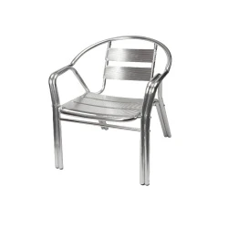 Customized garden outdoor aluminum leisure stack chair