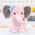 Import customized grey soft baby elephant plush toy from China