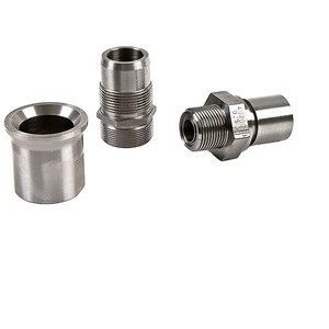 Customized made cnc turning hardware component bushing precision stainless steel cnc machining part