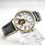 Customized Mens Waterproof Automatic Watch Tourbillon Movement Watch Luxury Leather Mechanical Watches