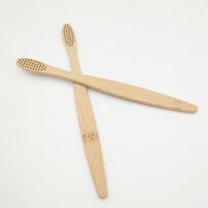 Customized  orginal material  bamboo stick flat bamboo toothbrush handle no bristle