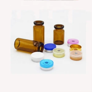 Customized Size closing cap tool empty sterile glass vial medical glass bottle