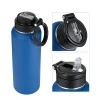 Customized Vacuum Flask Stainless Steel Heat Insulated Preservation Water Bottle with Handle Straw Lid