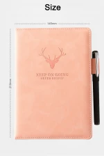 Dairy Personalized Exercise PU Cover Organizer Calendar Recycled Factory Wholesale Writing Classmate Branded Softcover Notebook