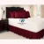 Import Deeda factory 100% polyester hotel bed skirt from China