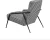 Import Designer swallow grid upholstered Leisure chair living room arm chair from China