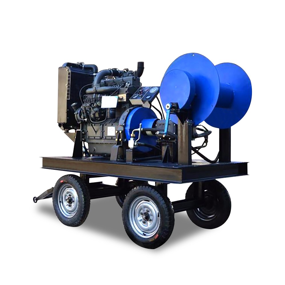 Diesel engine high pressure cleaner water jet drain pipe cleaner