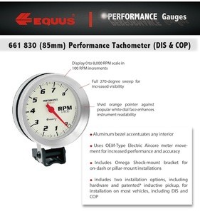 Digital tachometer motorcycle 8000 RPM meter gauge