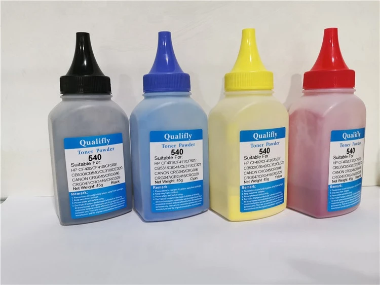 Direct Manufacturer Supply Best Quality Printer Color Toner Powder High Color Toner Powder 540 For Hp/Canon Printer