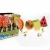 Import display box package kosher fruit shape  watermelon lollipop hard candy from China