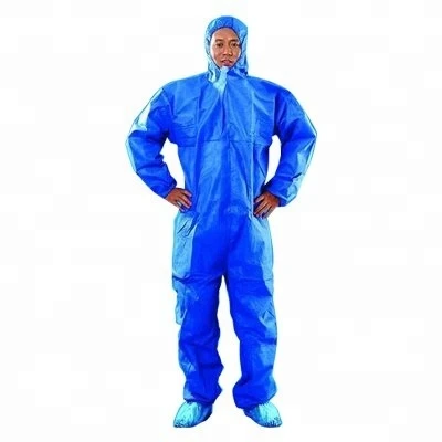 Disposable Microporous coverall PP PE waterproof coverall Personal protection Equipment