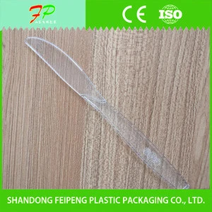 Disposable plastic silver cutlery PP spoon,knife,fork in factory