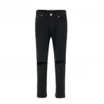 DiZNEW Black ripped jeans hip hop black men jeans and fashion cotton men jeans
