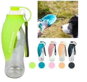 Dog Water Bottle for Walking Pet Water Dispenser Feeder Container Portable with Drinking Cup Bowl Outdoor Hiking  Travel
