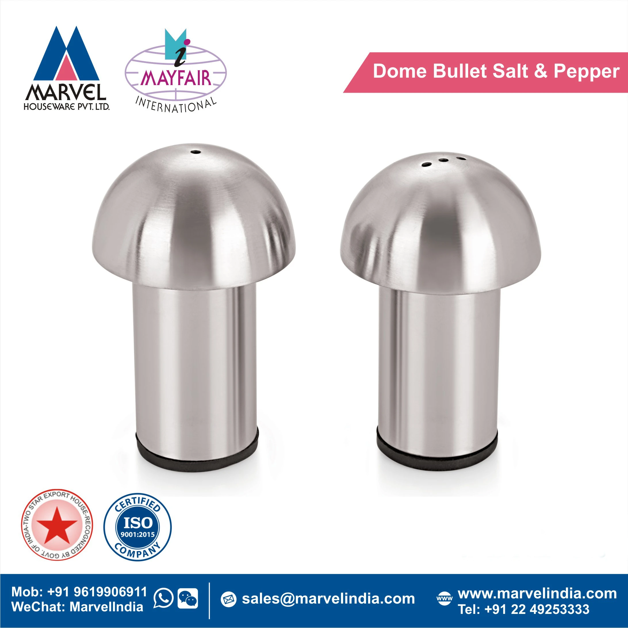 Dome Bullet Salt & Pepper
