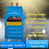 double cylinder CE high quality/reliable on sales paint bucket waste baler