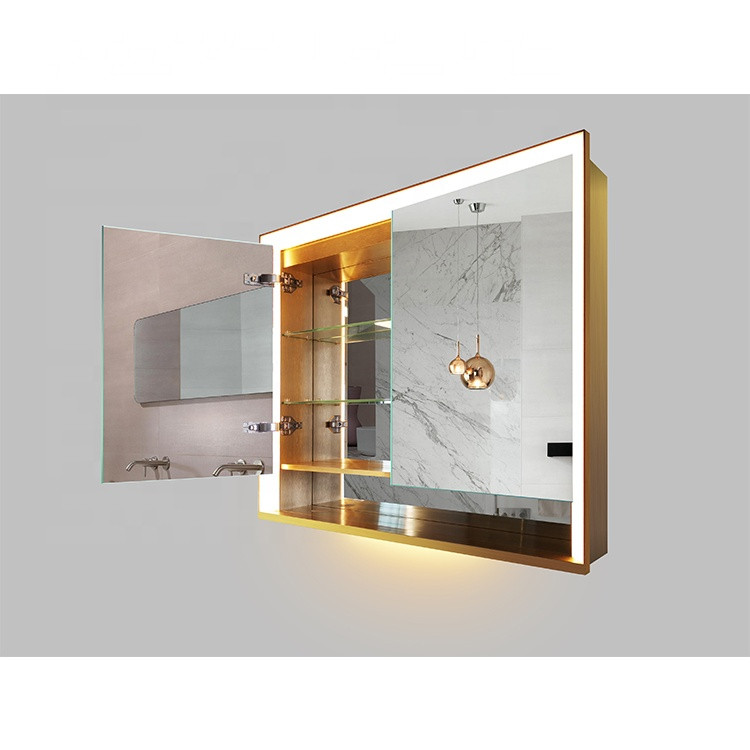 Buy Double Sides Mirror Doors High Quality Recessed Wall Mounted