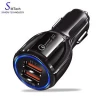 Dual USB QC 3.0 Quick Charge car charger fast charging for iPhone and Android mobile