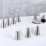 Durable Food grade ss304 Small size piping tips cake decorating