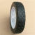 Import durable plastic rim solid rubber tyre diamond pattern solid rubber 180mm mower wheel 7"  rubber Wheel from China