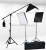 Import E-Reise studio light kit 2000 Watt Photo Studio Light Kit With 6-9 Feet Muslin Backdrop and Background Stand from China