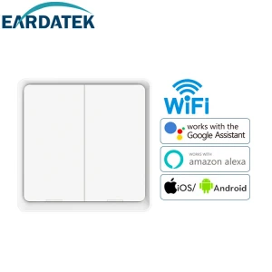 Earda EU Standard New Technology Home Office Light Wifi Tuya Dimmer Smart Wall Switches