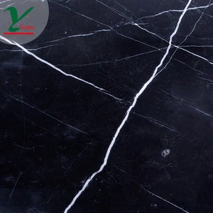 Easyway black Nero Marquina marble tile with white veins