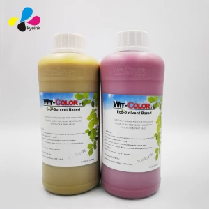 eco solvent ink wit color