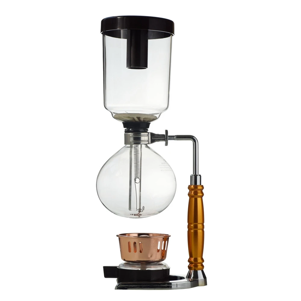 Ecocoffee BEST Classic  Style Coffee Syphon Machine  3/5 cups Counted Tea/Coffee Siphon Espresso Coffee Maker