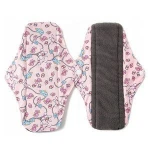 ecofriendly economical bamboo charcoal washable cloth pads reusable sanitary napkin menstrual