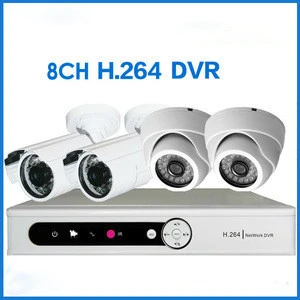 Economic 8 Channel960H HD CCTV DVR with outdoor camera 600tvl
