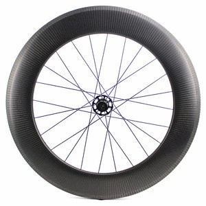 edge bicycle chopper dimple surface carbon wheelset 88mm fat bike wheels aero spoke clincher