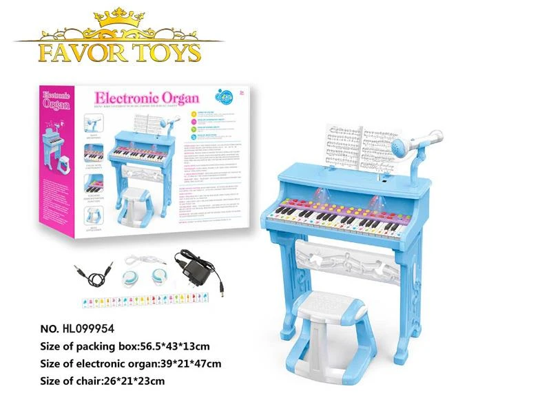 Educational multi-function plastic instruments piano keyboard baby musical toy