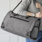 EG0013 Carry On Garment Bag with Pockets Two in One Travel Garment Bag and Duffle