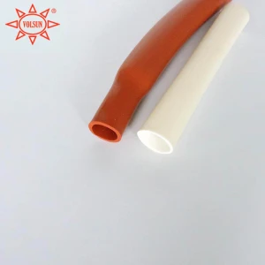 Electrical insulation red silicone rubber cable sleeving