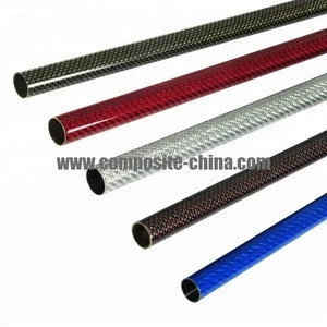 Electroplated Fiberglass Tubes, High Strength Colorful Fiber Glass Pipe