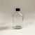 Import Empty 100ml 250ml Flat Square Flask Clear Glass Ice Wine/Tea/Vodka/Brandy/Beverage Juice Bottle from China